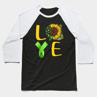 love mental health awareness sunflower Baseball T-Shirt